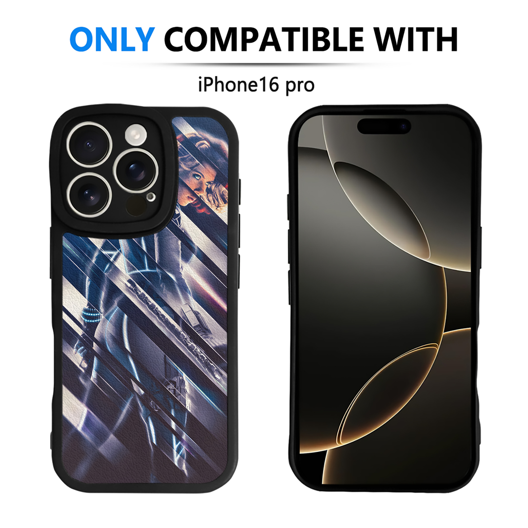 （画像用） アベンジャーズ The Avengers 【iPhone 16シリーズ対応】シリコンスマホケース（レザー調） 材質：シリコン